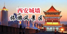 黑丝美女被插动态中国陕西-西安城墙旅游风景区